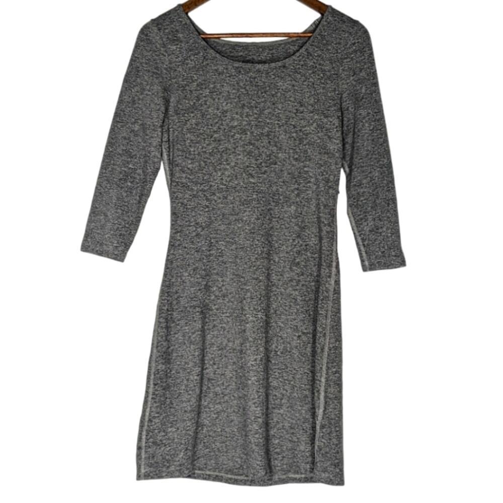 Patagonia Athleisure Athletic Long Sleeve Dress Heather Gray A Line Tennis XS